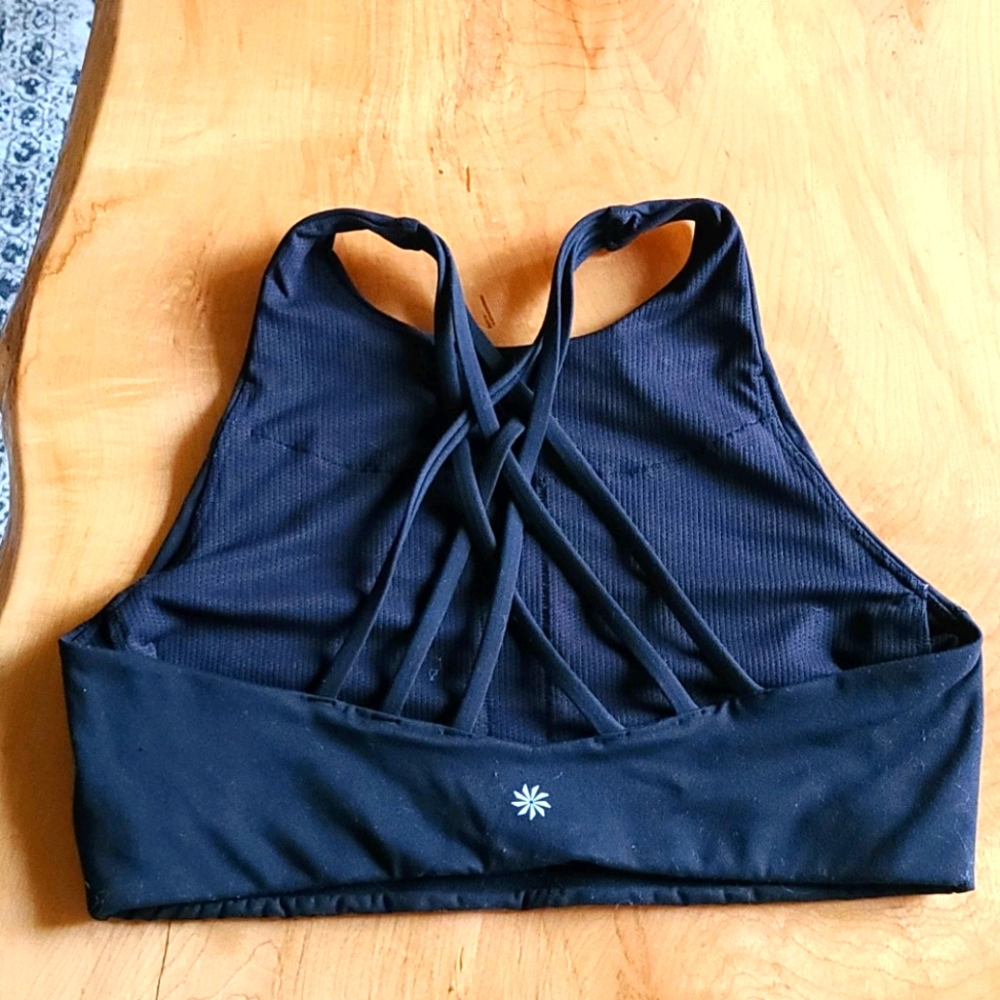 Athleta Medium Black Sports Bra